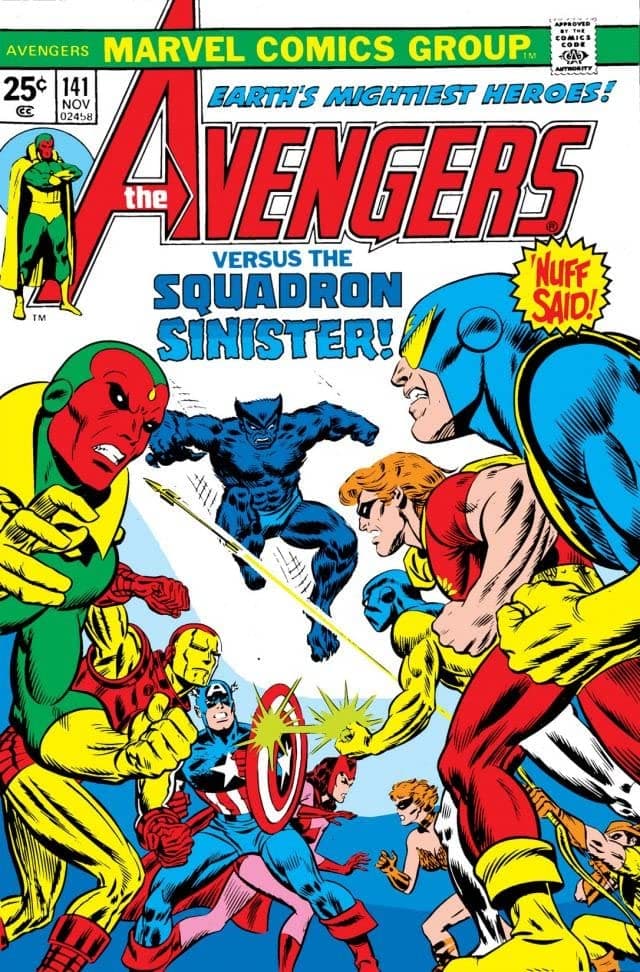 The Avengers #141 cover
