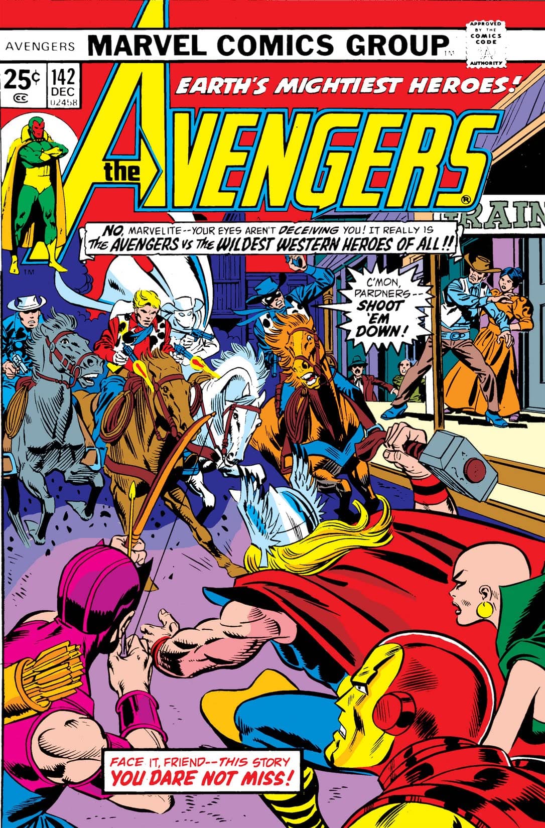 The Avengers #142 cover