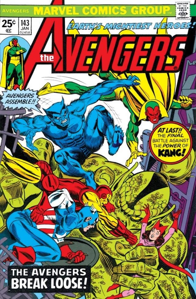 The Avengers #143 cover