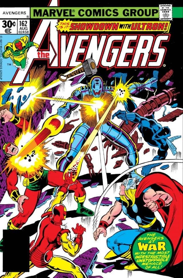 The Avengers #162 cover