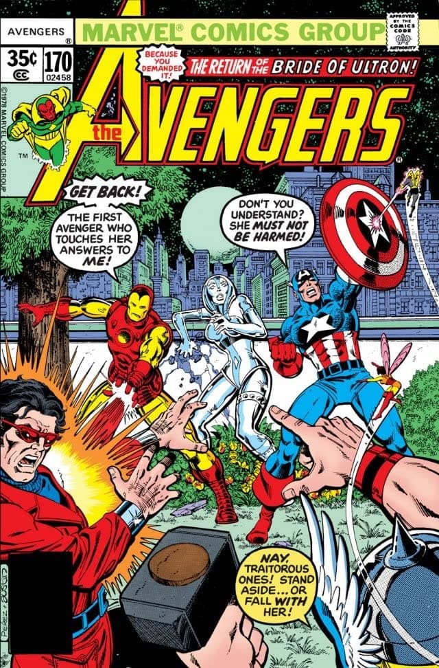 The Avengers #170 cover