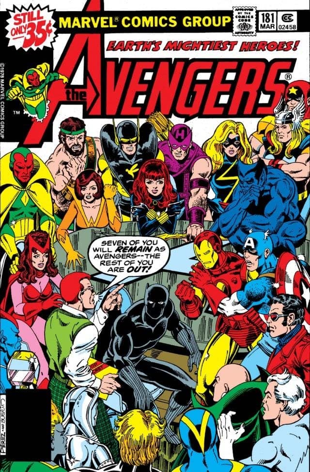 The Avengers #181 cover