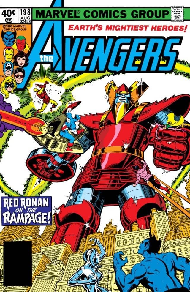 The Avengers #198 cover