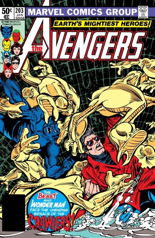 The Avengers #203 cover