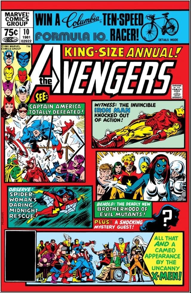 The Avengers Annual #10 cover