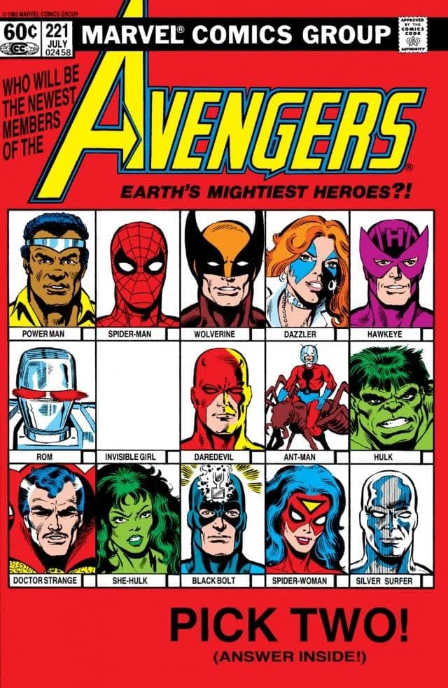 The Avengers #221