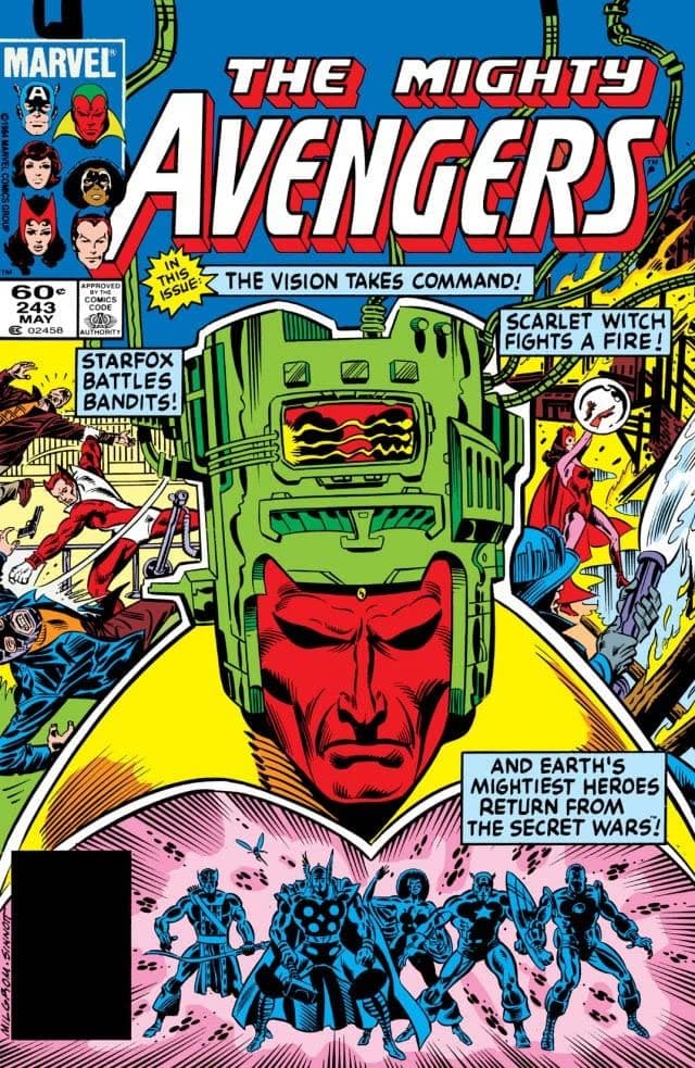 The Avengers #243 cover