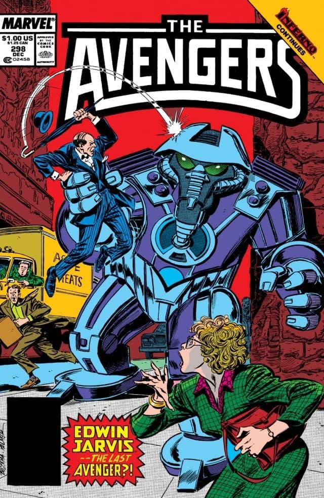 The Avengers #298 cover