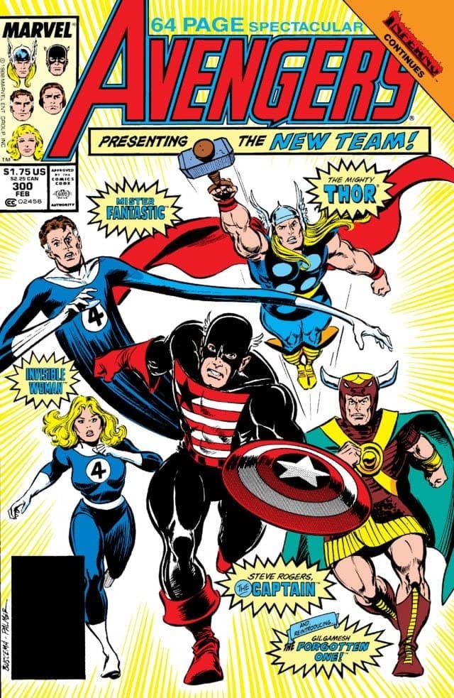 The Avengers #300 cover
