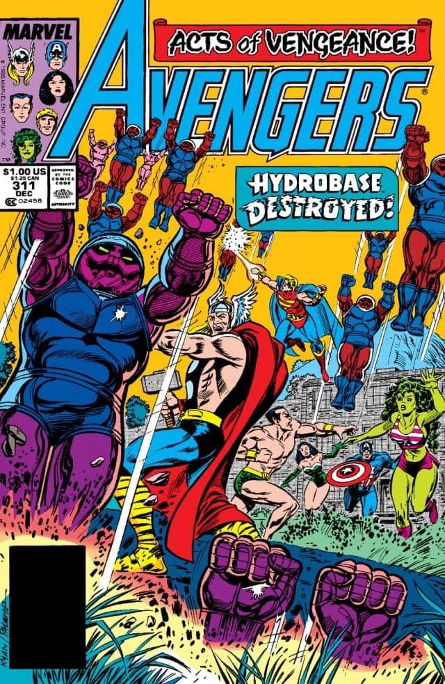 The Avengers #311