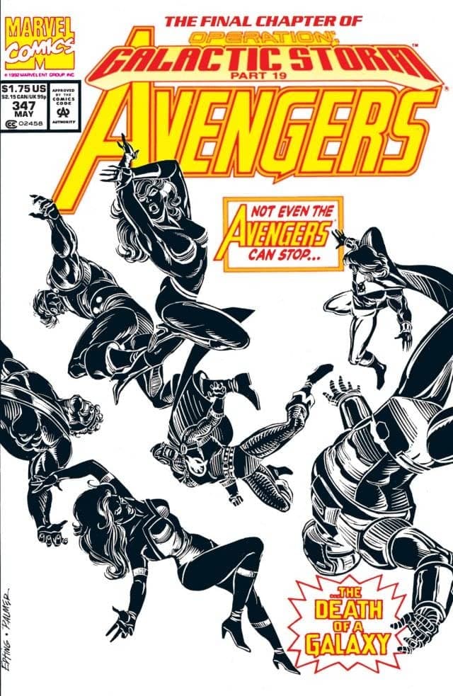 The Avengers #347 cover