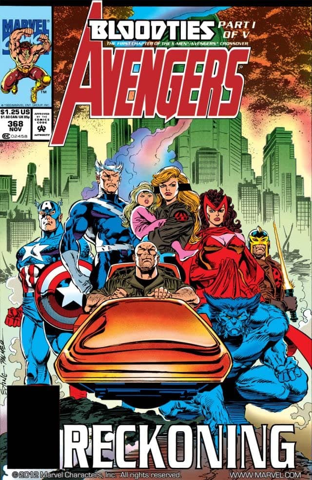 The Avengers #368 cover
