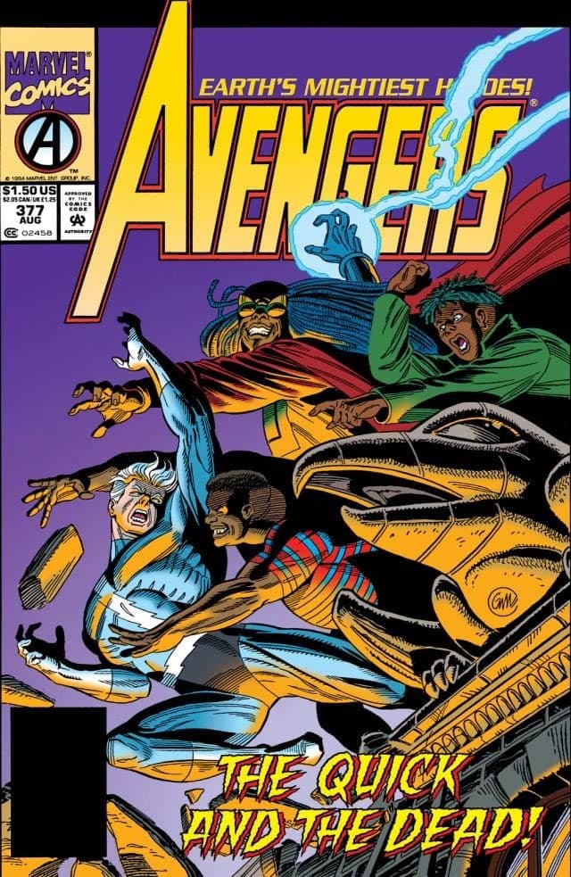 The Avengers #377 cover