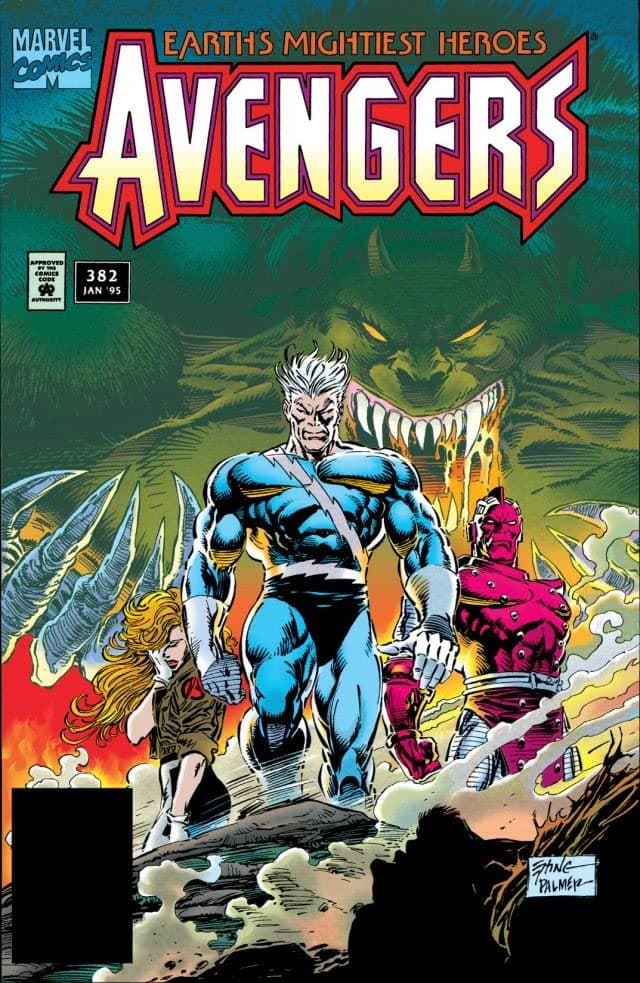 The Avengers #382 cover