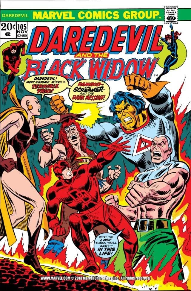 Daredevil #105 cover