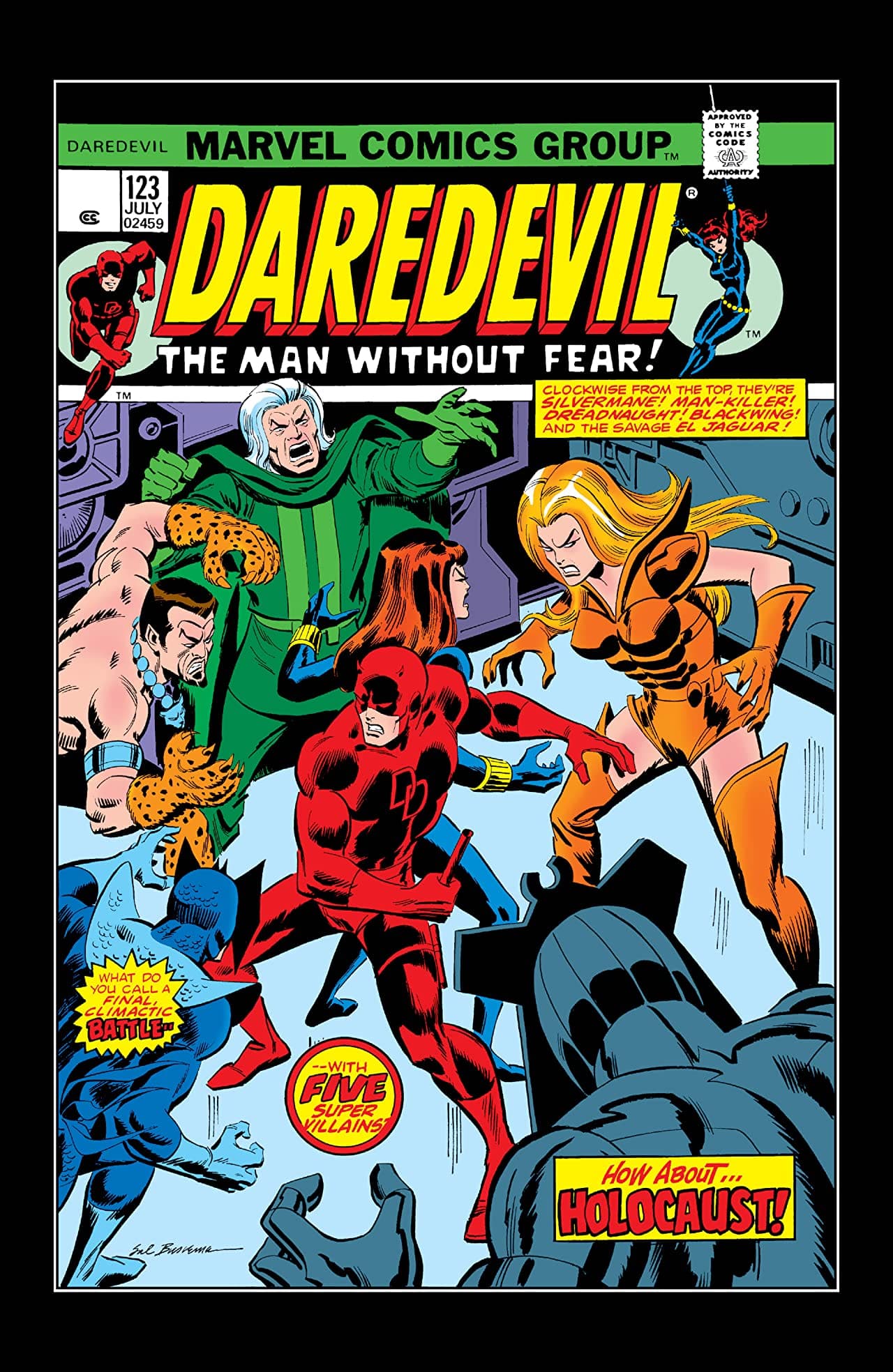 Daredevil #123 cover