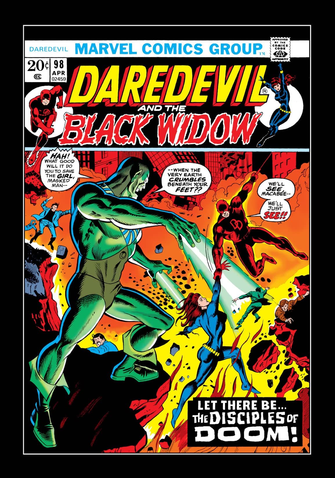 Daredevil #98 cover
