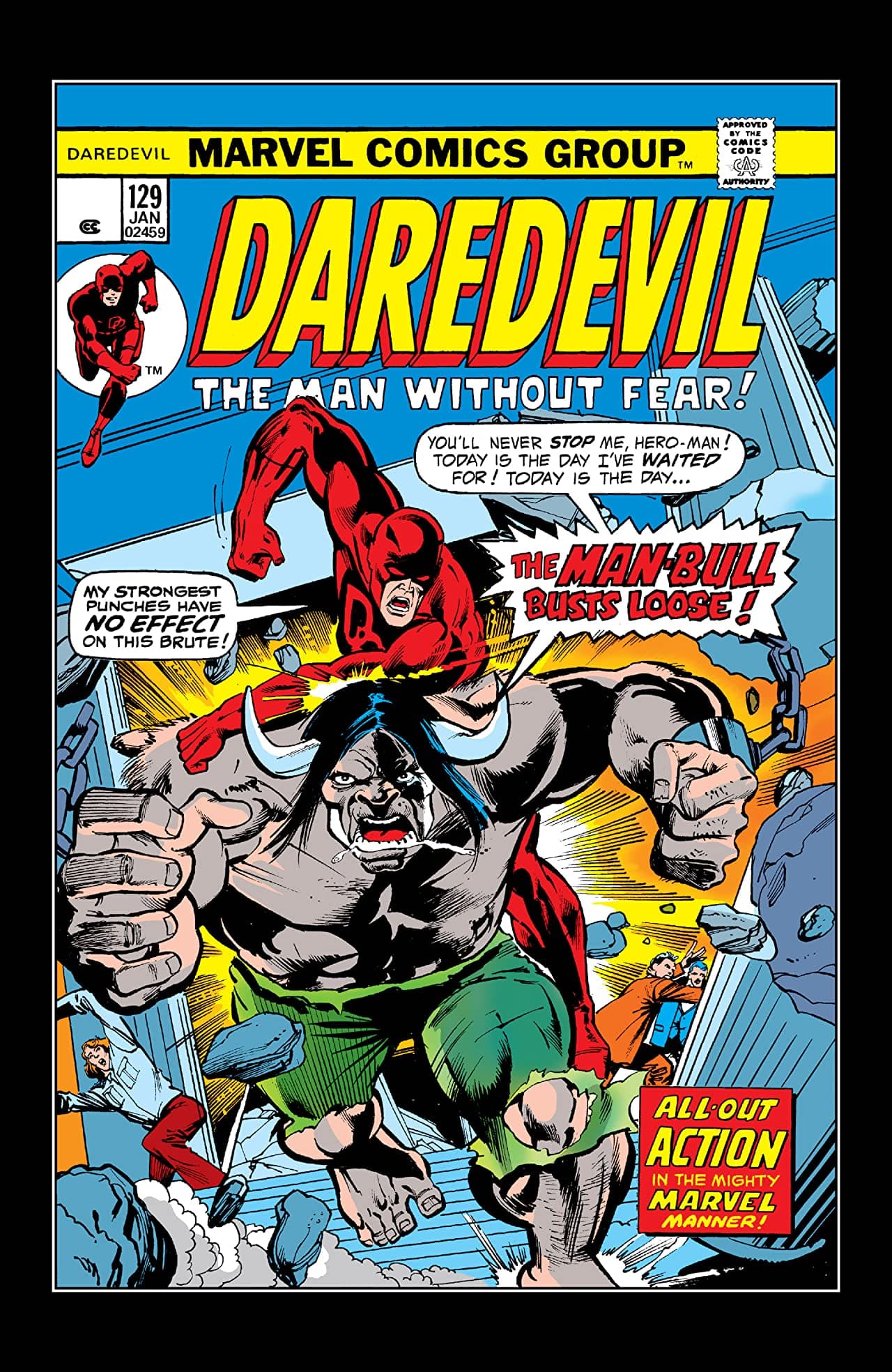 Daredevil #129 cover
