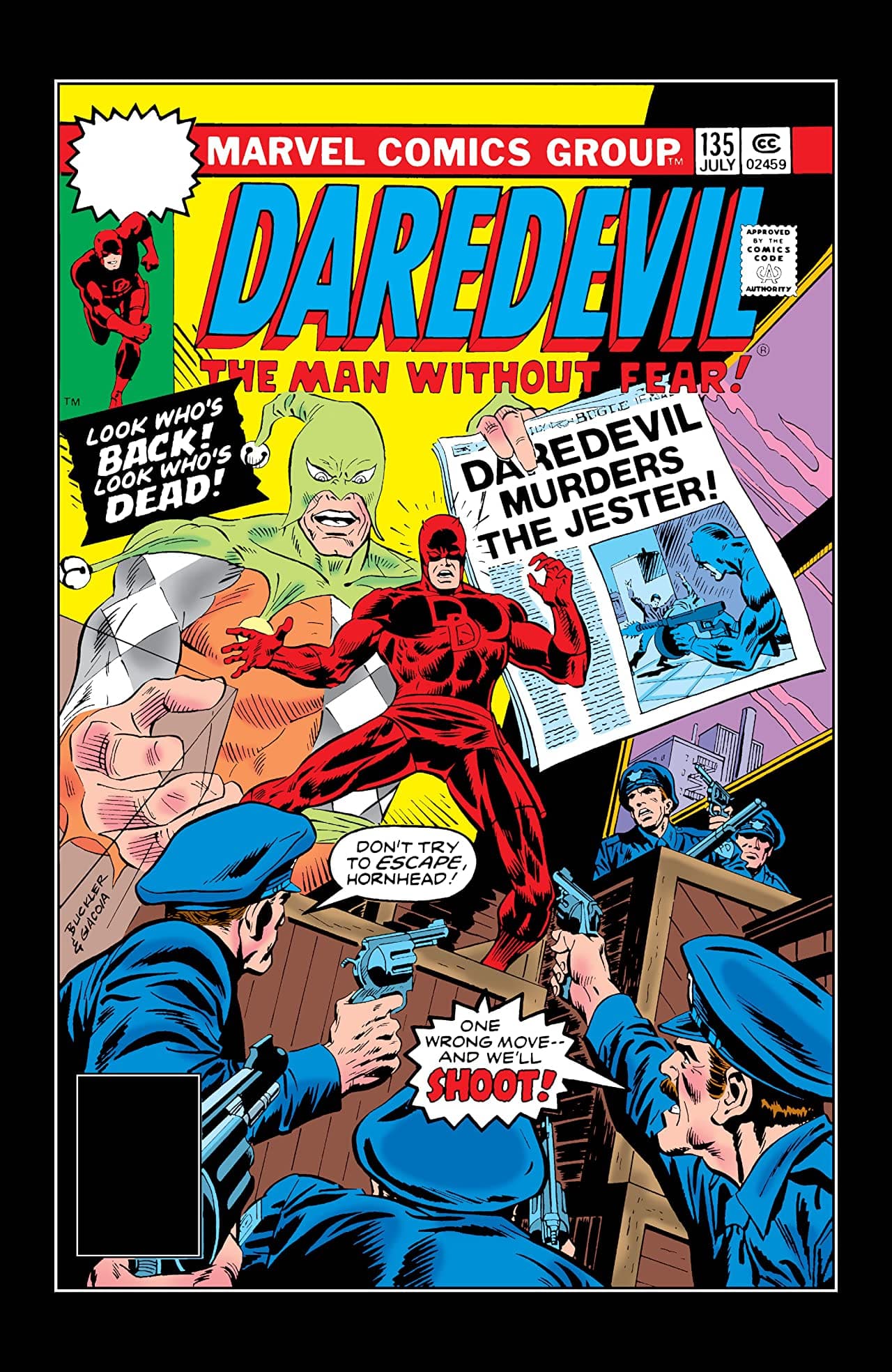 Daredevil #135 cover