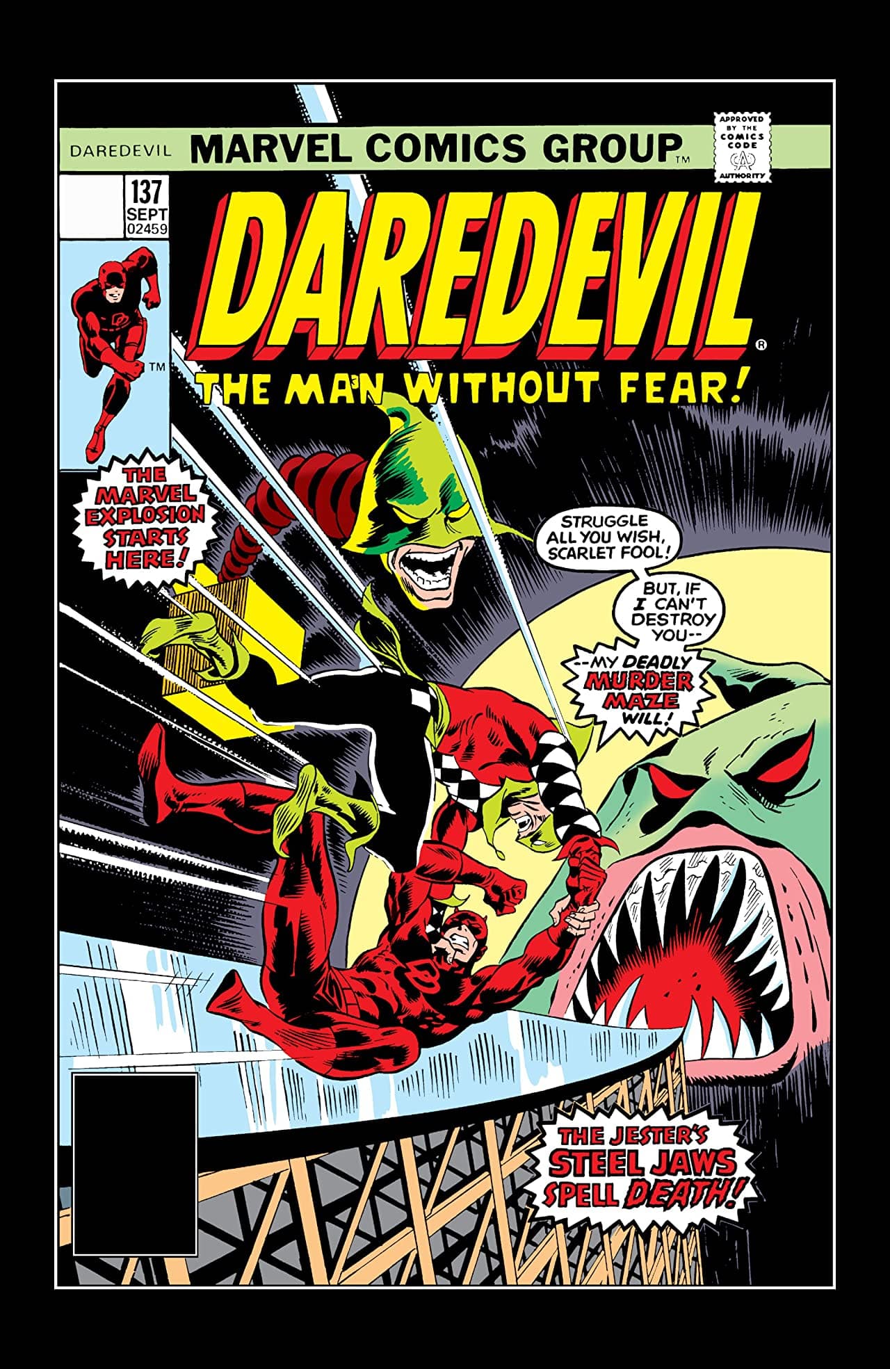 Daredevil #137 cover
