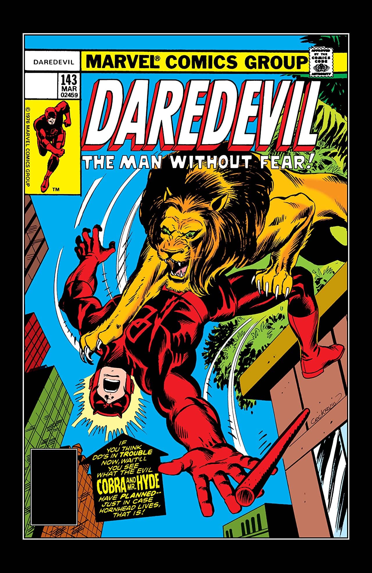 Daredevil #143 cover