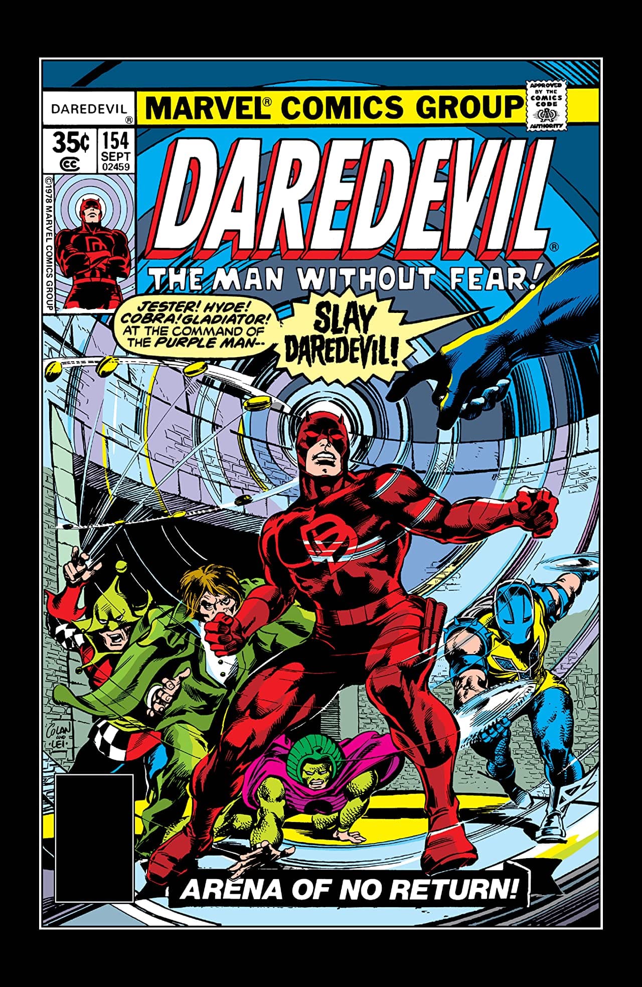 Daredevil #154 cover
