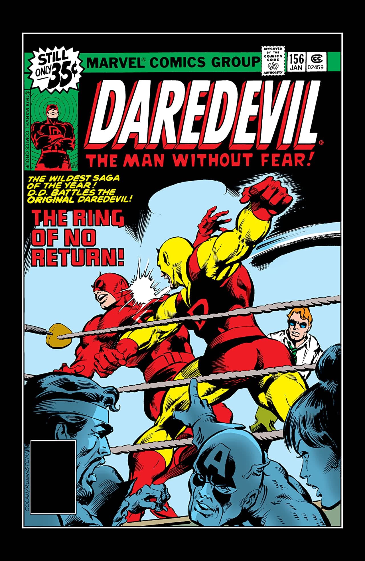 Daredevil #156 cover