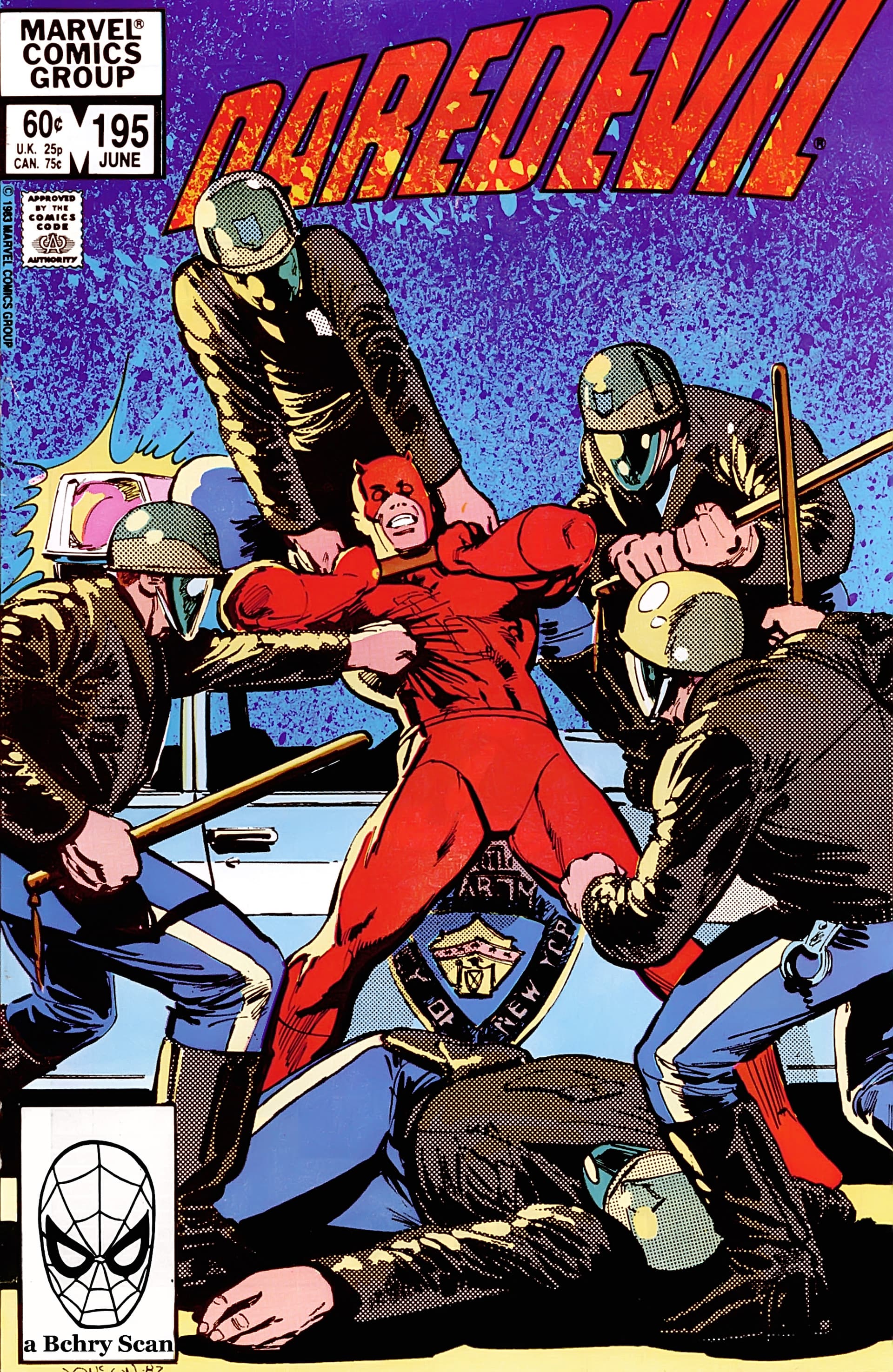 Daredevil #195 cover