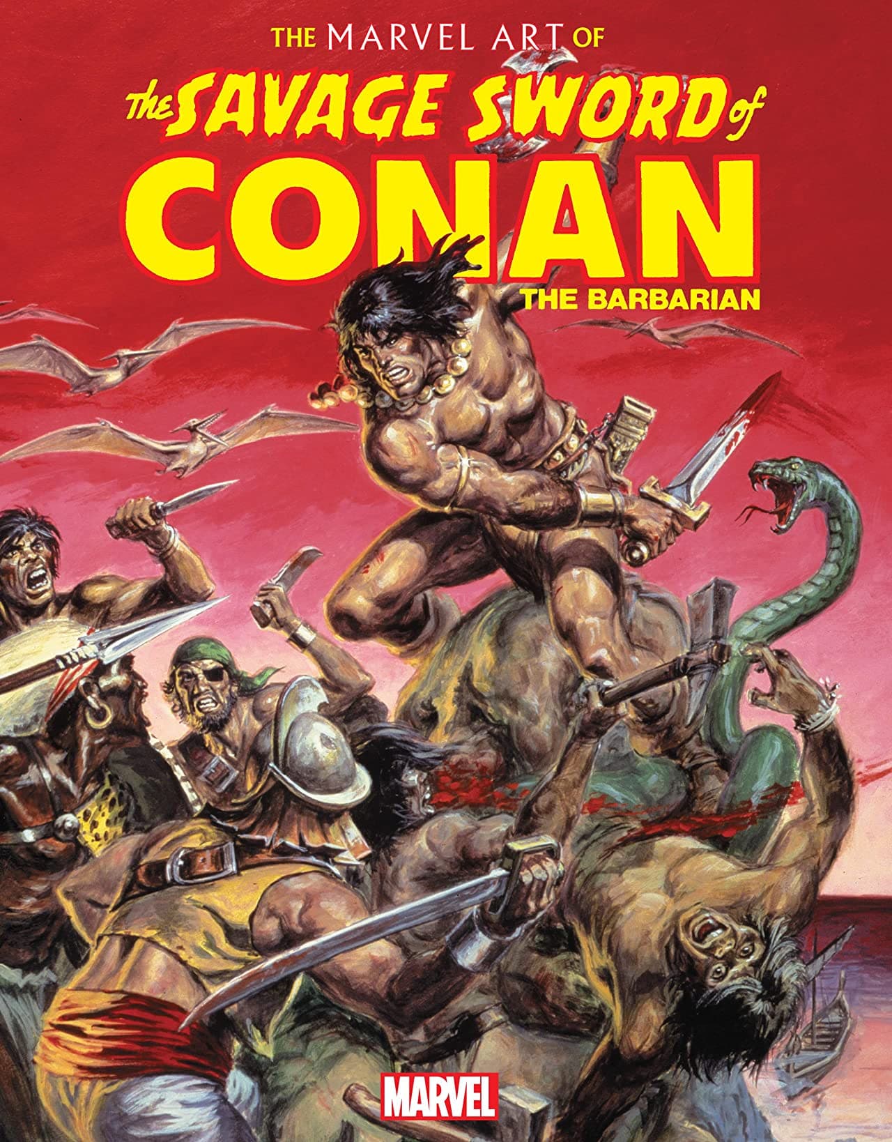 The Marvel Art of the Savage Sword of Conan the Barbarian #1 cover