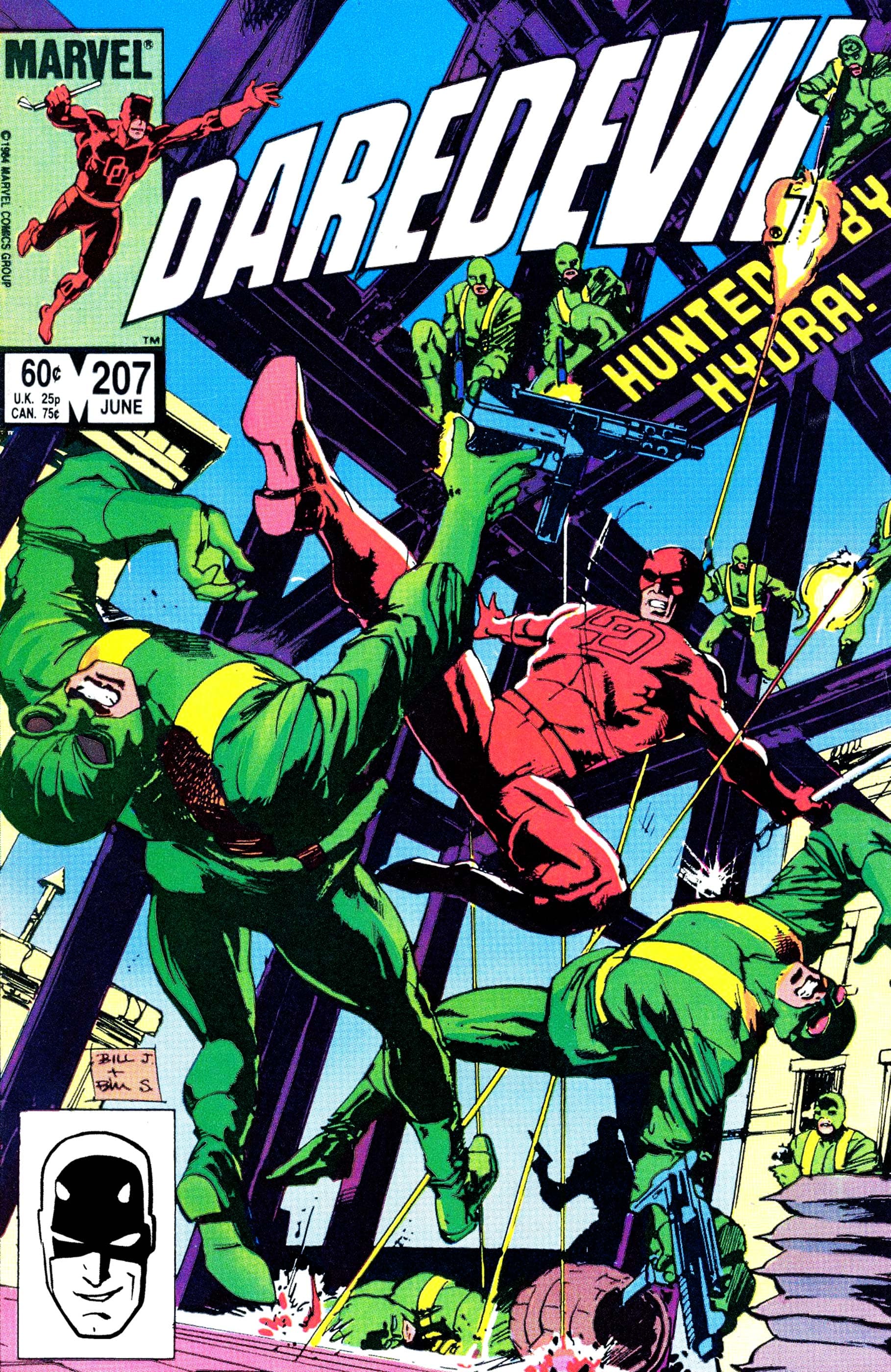 Daredevil #207 cover