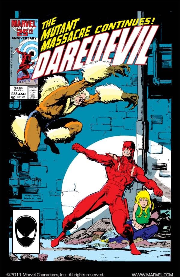 Daredevil #238 cover