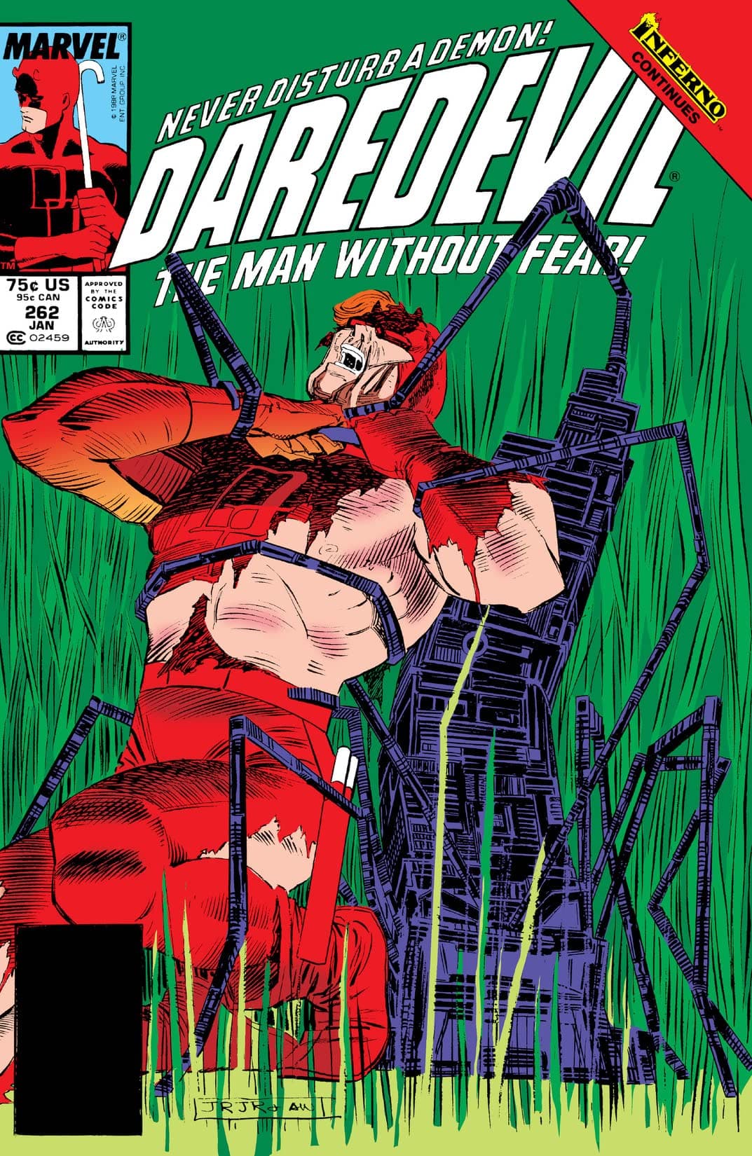 Daredevil #262 cover