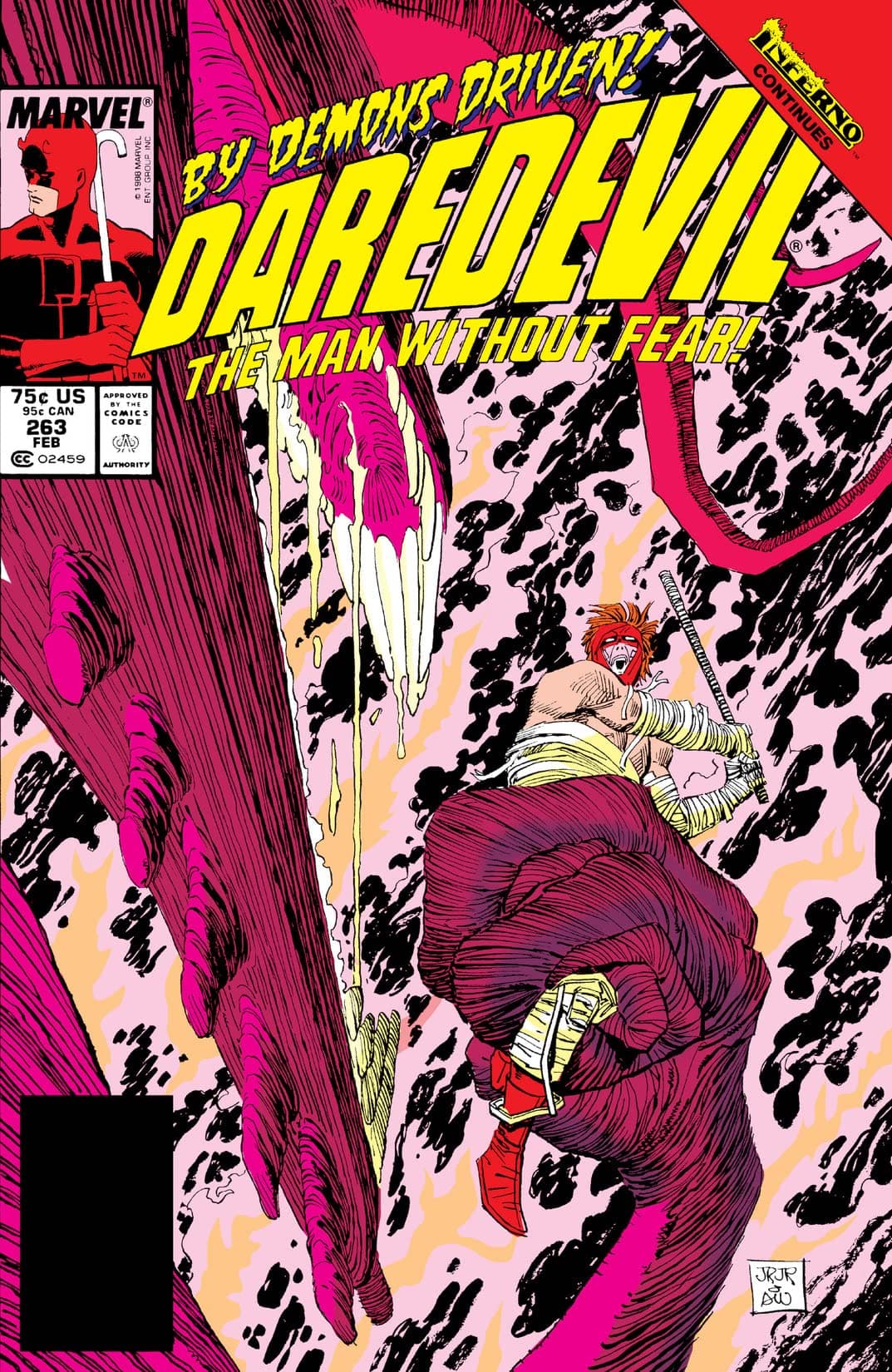 Daredevil #263 cover