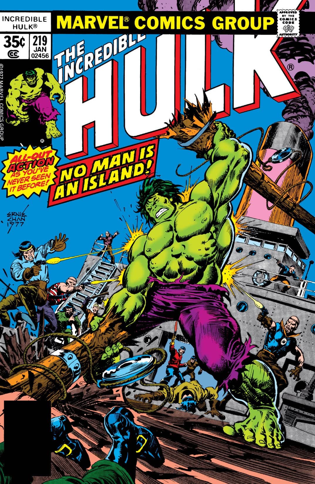 The Incredible Hulk #219 cover