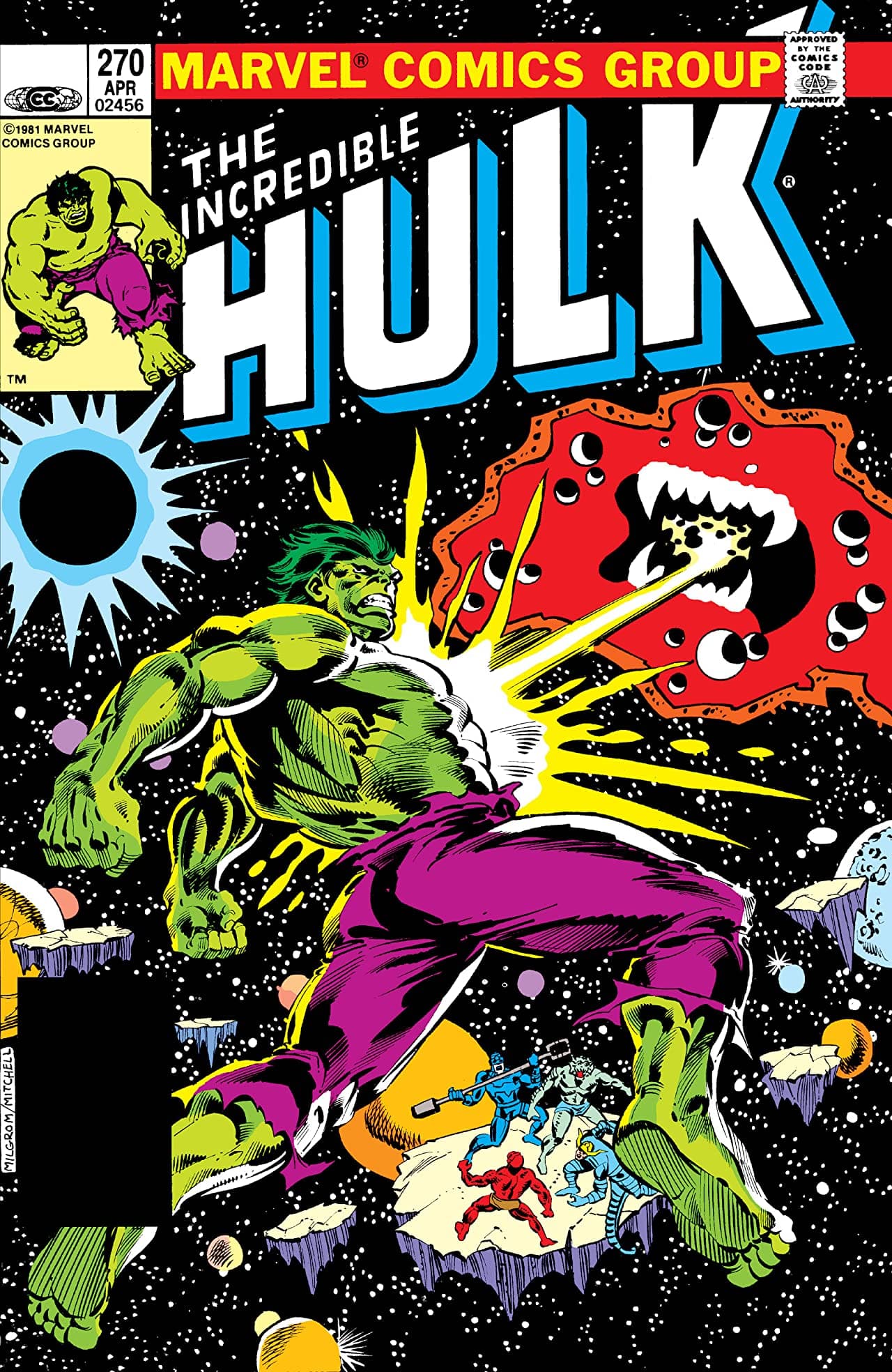 The Incredible Hulk #270 cover