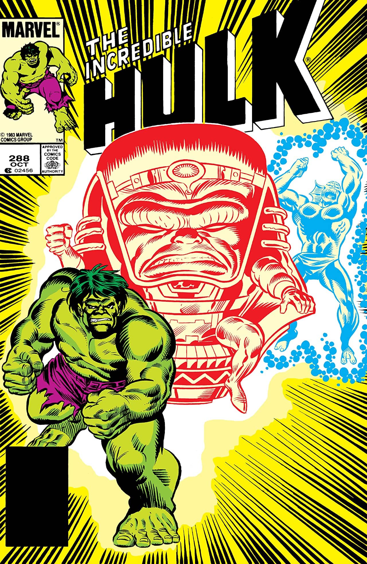 The Incredible Hulk #288 cover