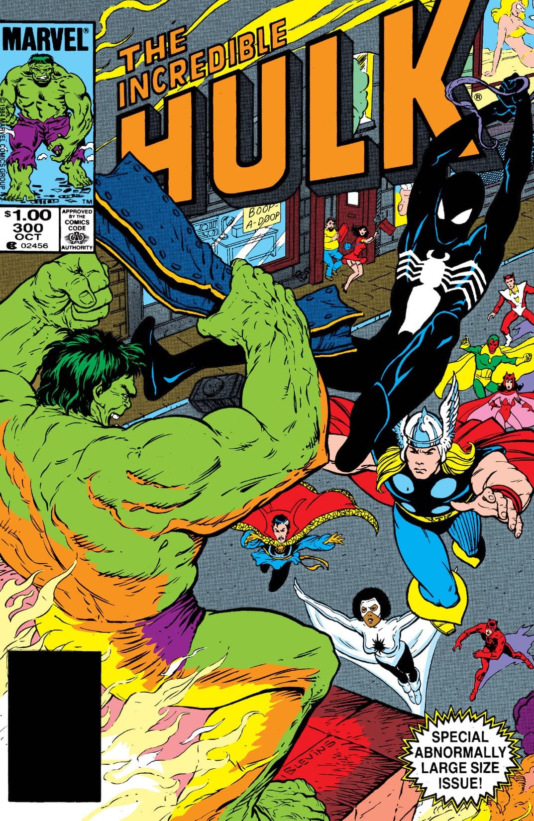 The Incredible Hulk #300 cover