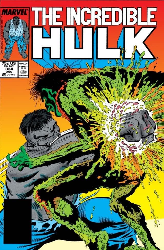 The Incredible Hulk #334 cover