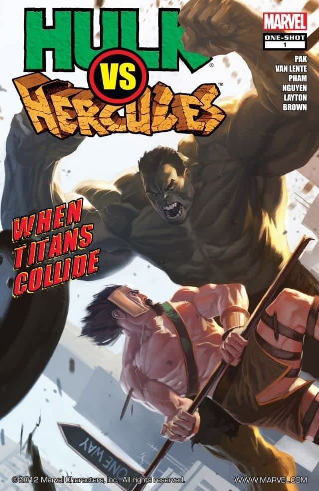 Hulk Vs Hercules: When Titans Collide #1 cover