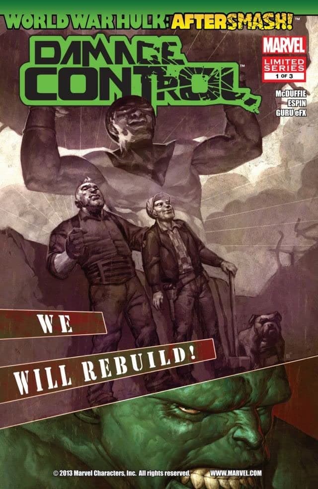 WWH Aftersmash: Damage Control #1 cover