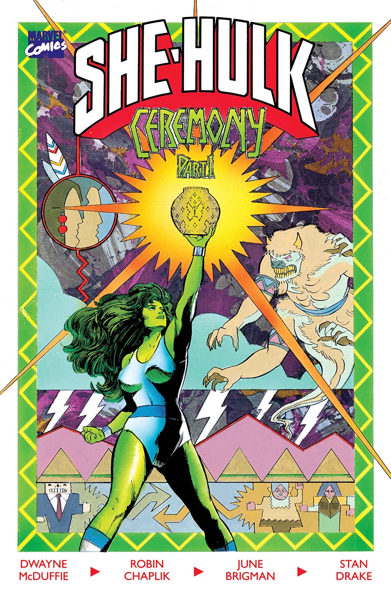 The Sensational She-Hulk in Ceremony #1 cover