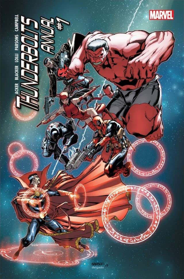Thunderbolts Annual cover — © Marvel Comics
