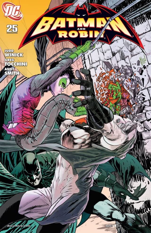 Batman and Robin #25 cover