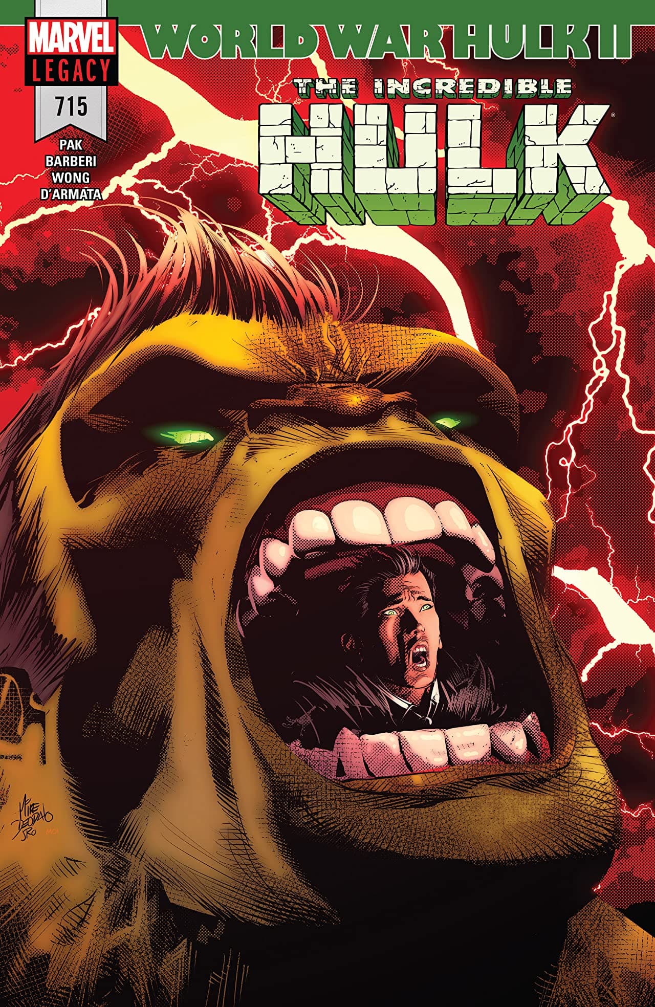 Incredible Hulk #715 cover