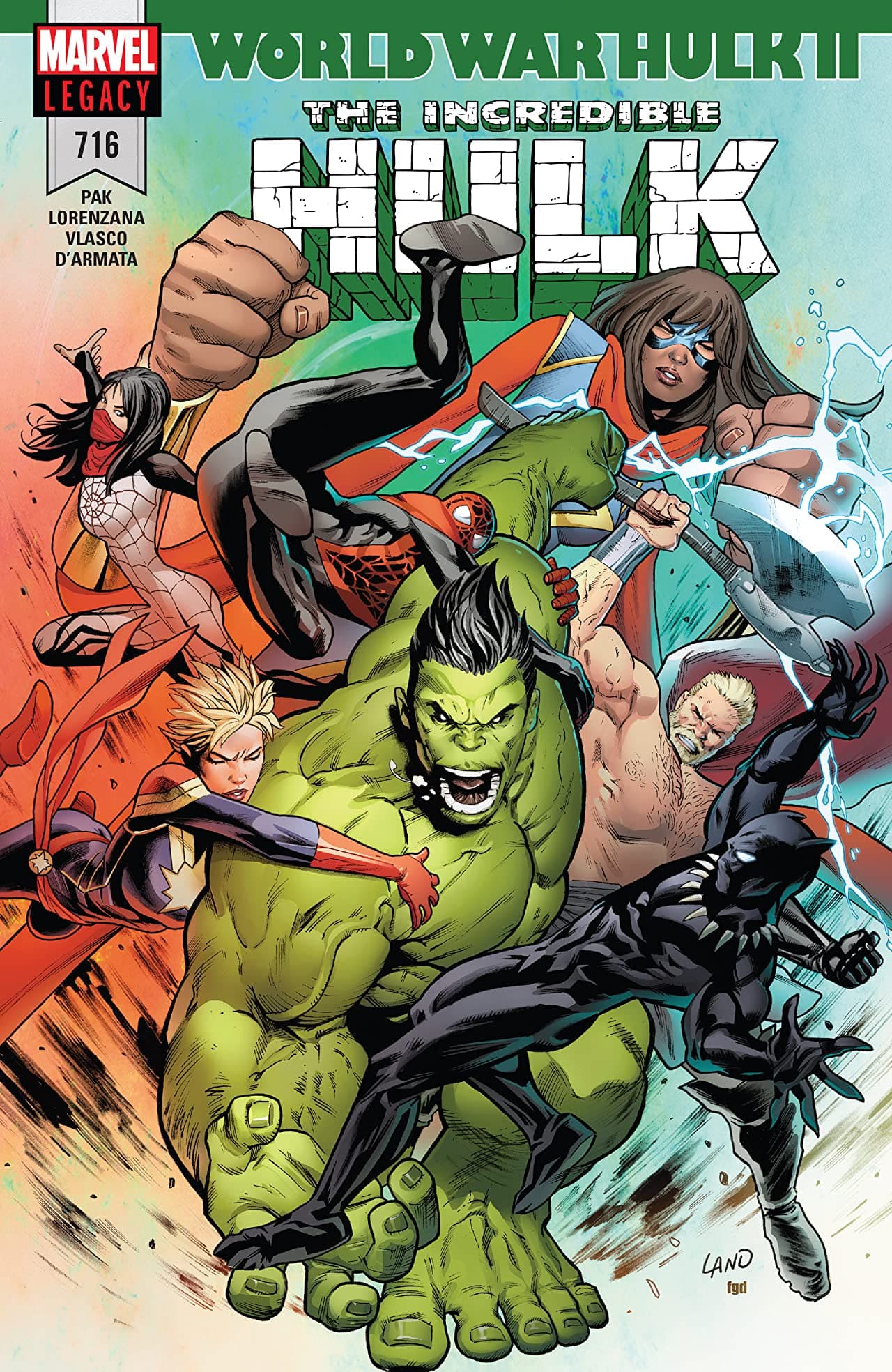 Incredible Hulk #716 cover
