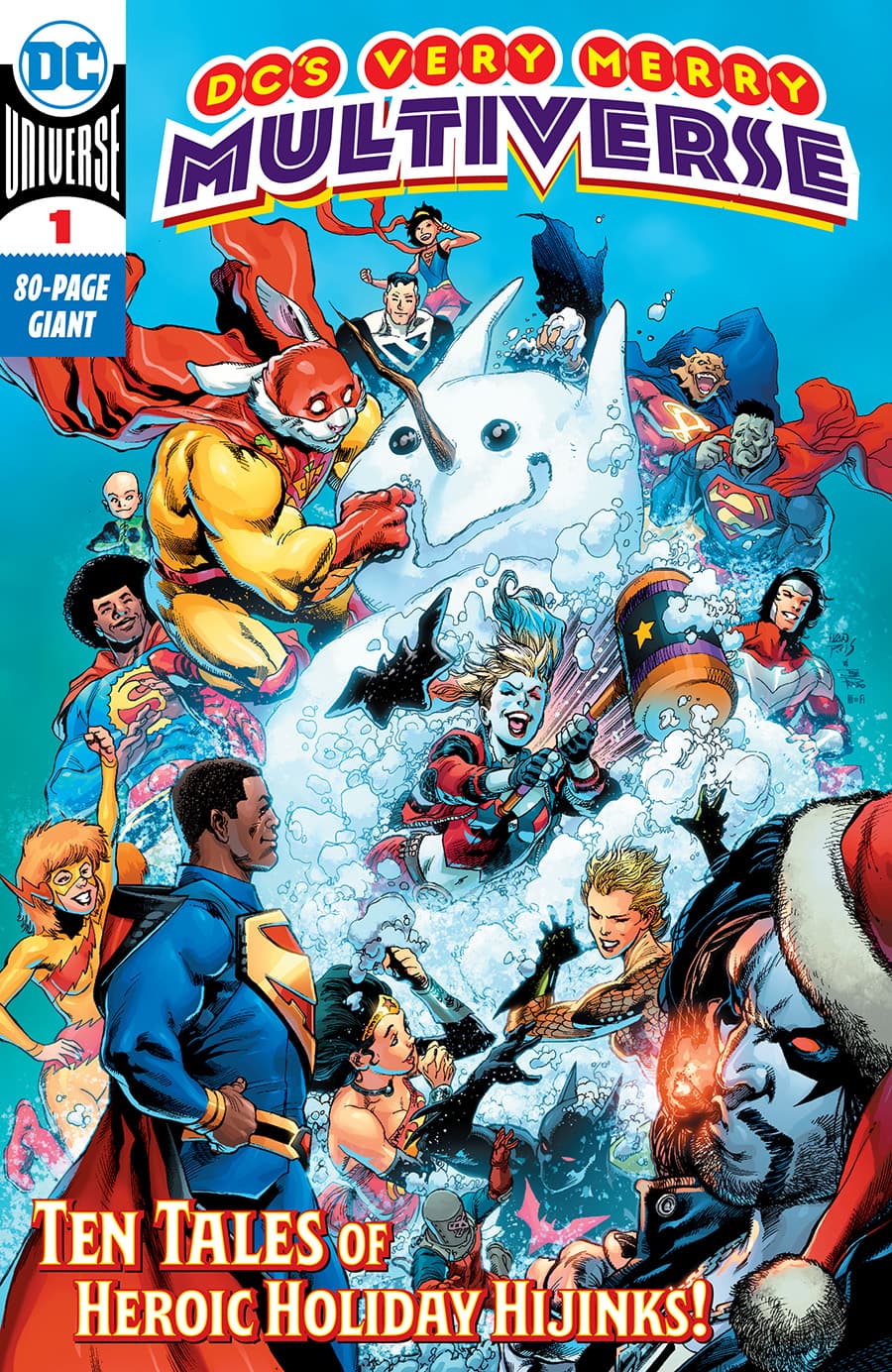 DC's Very Merry Multiverse cover — © DC Comics