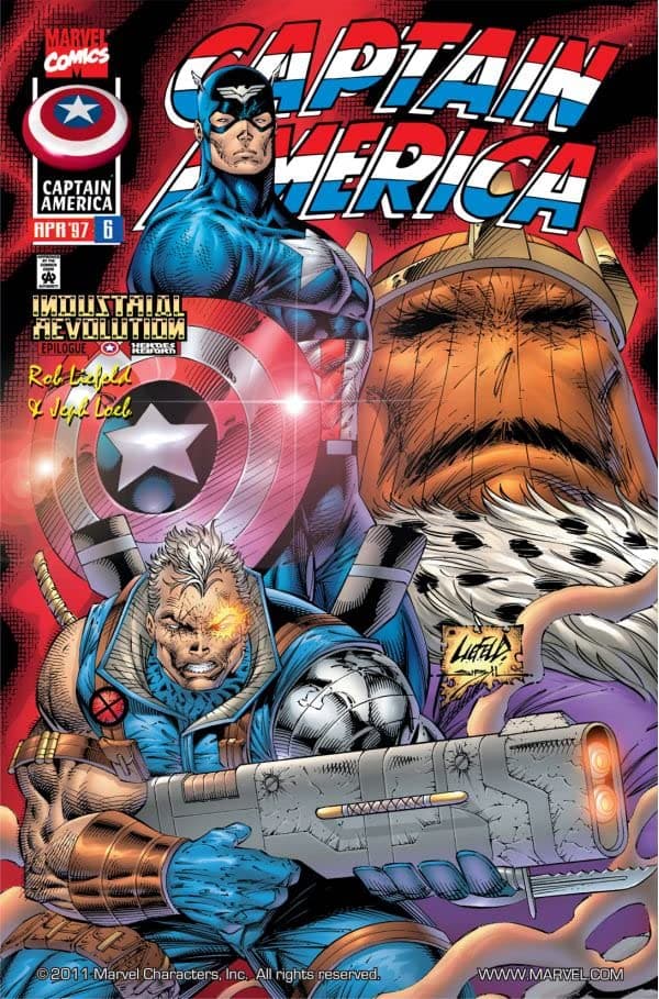 Captain America #6 cover