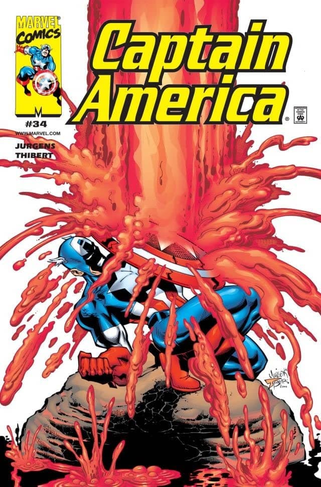 Captain America #34 cover