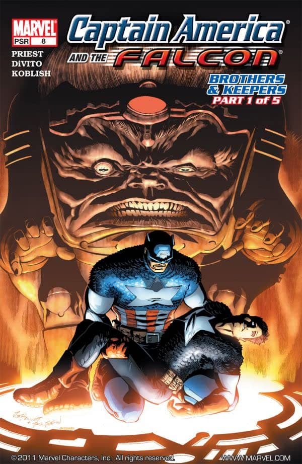 Captain America & the Falcon #8 cover