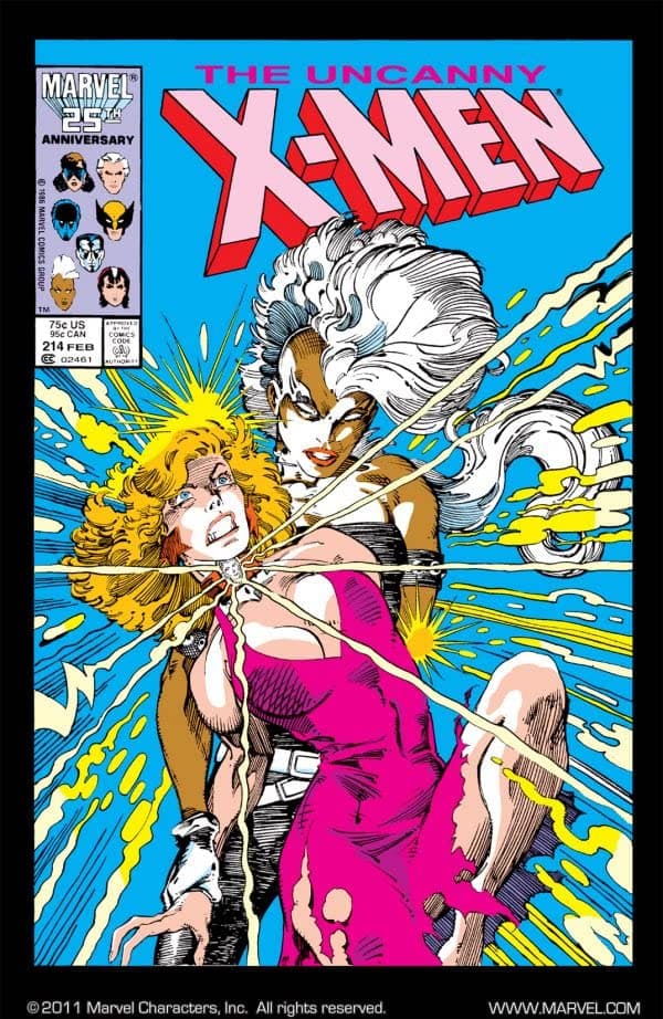 The Uncanny X-Men #214 cover